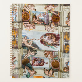 Sistine Chapel Michelangelo - Vaticaan, Rome, Ital Planner