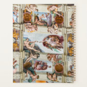 Sistine Chapel Michelangelo - Vaticaan, Rome, Ital Planner (Achterkant)