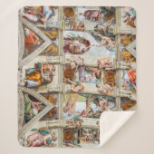Sistine Chapel Michelangelo - Vaticaan, Rome, Ital Sherpa Deken (Voorkant)