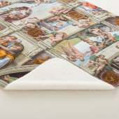 Sistine Chapel Michelangelo - Vaticaan, Rome, Ital Sherpa Deken (3/4)