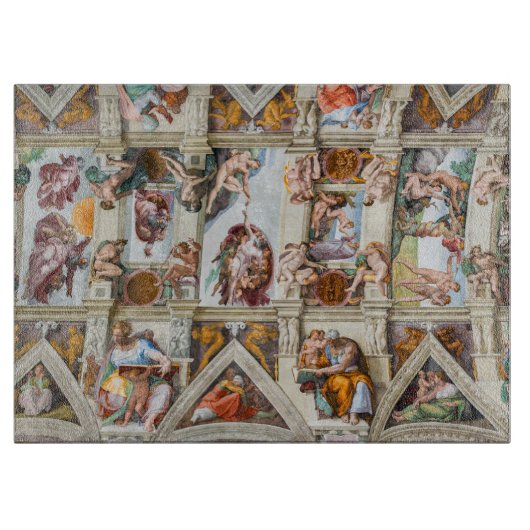 Sistine Chapel Michelangelo - Vaticaan, Rome, Ital Snijplank (Voorkant)