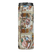 Sistine Chapel Michelangelo - Vaticaan, Rome, Ital Thermosbeker (Achterkant)