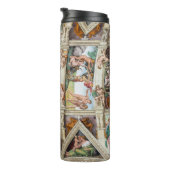 Sistine Chapel Michelangelo - Vaticaan, Rome, Ital Thermosbeker (Geroteerd rechts)