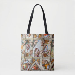 Sistine Chapel Michelangelo - Vaticaan, Rome, Ital Tote Bag