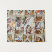 Sistine Chapel Michelangelo - Vaticaan, Rome, Ital Wandkleed (Voorkant (horizontaal))