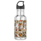 Sistine Chapel Michelangelo - Vaticaan, Rome, Ital Waterfles (Voorkant)