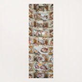 Sistine Chapel Michelangelo - Vaticaan, Rome, Ital Yogamat (Achterkant)