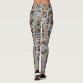 Sistine Chapel van Michelangelo Yoga Running Leggings (Achterkant)