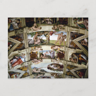 Sistine Chapel, Vaticaan, Rome, Italië Briefkaart