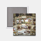 Sistine Chapel, Vaticaan, Rome, Italië Magneet (Voorkant / Achterkant)