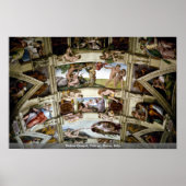 Sistine Chapel, Vaticaan, Rome, Italië Poster (Voorkant)