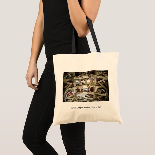 Sistine Chapel, Vaticaan, Rome, Italië Tote Bag (Voorkant (product))