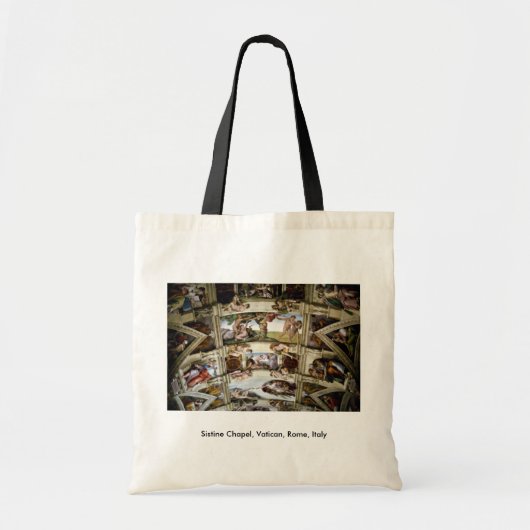 Sistine Chapel, Vaticaan, Rome, Italië Tote Bag (Voorkant)