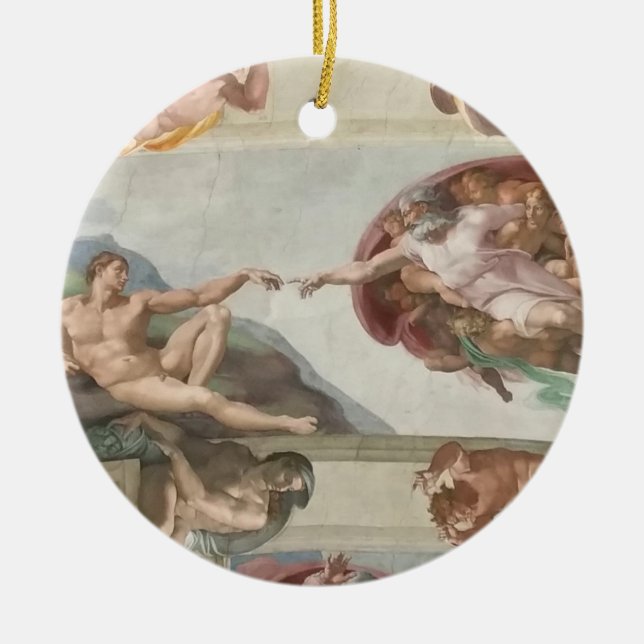 Sistine Chapel Vatican Keramisch Ornament (Voorkant)