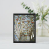 sistine chapel vc briefkaart (Staand voorkant)
