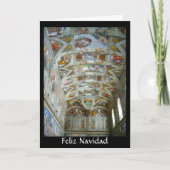 sistine feliz navidad feestdagen kaart (Voorkant)
