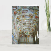 sistine kapel feestdagen kaart (Voorkant)