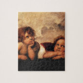Sistine Madonna 2 Angels door Raphael Legpuzzel (Verticaal)