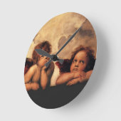 Sistine Madonna 2 Angels door Raphael Ronde Klok (Hoek)