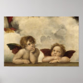 Sistine Madonna Angels by Raphael Poster (Voorkant)