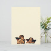 Sistine Madonna, Angels detail van Raphael Sanzio (Staand voorkant)