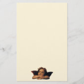 Sistine Madonna, Angels detail van Raphael Sanzio Briefpapier (Voorkant)