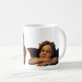 Sistine Madonna, Angels detail van Raphael Sanzio Koffiemok (Voorkant rechts)