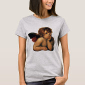 Sistine Madonna, Angels detail van Raphael Sanzio T-shirt (Voorkant)