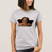 Sistine Madonna, Angels detail van Raphael Sanzio T-shirt (Voorkant)