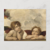 Sistine Madonna Angels door Raphael Briefkaart (Voorkant)