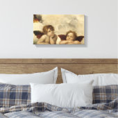 Sistine Madonna Angels door Raphael Canvas Afdruk (Insitu (Slaapkamer))