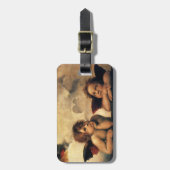 Sistine Madonna Angels door Raphael Sanzio Bagagelabel (Voorkant verticaal)