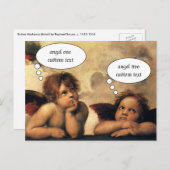 Sistine Madonna Angels door Raphael Sanzio Briefkaart (Voorkant / Achterkant)