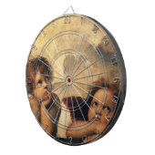 Sistine Madonna Angels door Raphael Sanzio Dartbord (Voorkant Rechts)