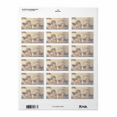 Sistine Madonna Angels door Raphael Sanzio Etiket (Full Sheet)