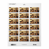 Sistine Madonna Angels door Raphael Sanzio Etiket (Full Sheet)