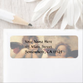 Sistine Madonna Angels door Raphael Sanzio Etiket (Insitu)