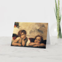 Sistine Madonna Angels door Raphael Sanzio