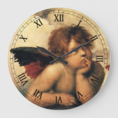 Sistine Madonna Angels door Raphael Sanzio Grote Klok (Voorkant)