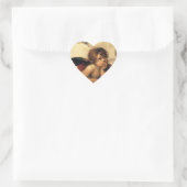 Sistine Madonna Angels door Raphael Sanzio Hart Sticker (Tas)