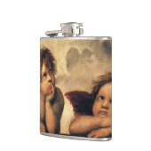 Sistine Madonna Angels door Raphael Sanzio Heupfles (Links)