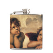 Sistine Madonna Angels door Raphael Sanzio Heupfles (Voorkant)