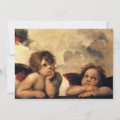 Sistine Madonna Angels door Raphael Sanzio Kaart (Voorkant)