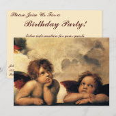 Sistine Madonna Angels door Raphael Sanzio Kaart (Voorkant / Achterkant)