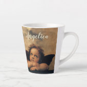 Sistine Madonna Angels door Raphael Sanzio Latte Mok (Rechts)