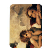 Sistine Madonna Angels door Raphael Sanzio Magneet (Verticaal)