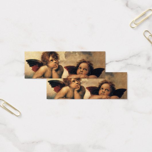 Sistine Madonna Angels door Raphael Sanzio Mini Visitekaartjes (Kantoor)