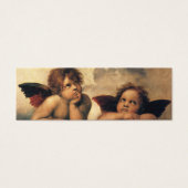Sistine Madonna Angels door Raphael Sanzio Mini Visitekaartjes (Voorkant)