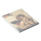 Sistine Madonna Angels door Raphael Sanzio Notitieblok (Schuin)