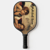 Sistine Madonna Angels door Raphael Sanzio Pickleball Paddle (Voorkant)